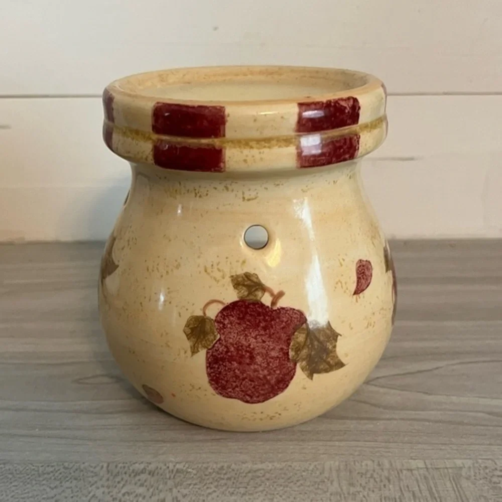 Tart Warmer Country Apple Pattern